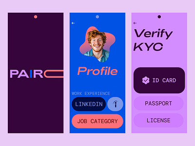 Job finder app unused screens 1 android employment google illustration ios job linkedin material design mobile money my profile neel prakhar resume search sharma ui user ux verify
