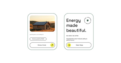 Solar Energy UI Preview - Lumora solar energy solar energy identity solar ui ui