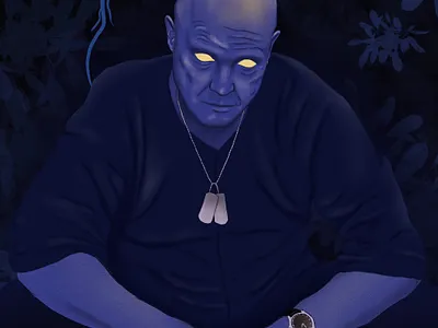 "The Horror, the horror" apocalypse now brando design godfather graphic design hollywood illustration kurtz marlon movie poster procreate sheen vietnam war