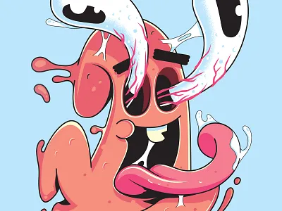 Patrick Star illustration illustrator nickelodeon patrick spongebob the creative pain vector