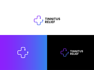 Tinnitus Relief Logo Design abstract logos brand design brand identity brand identity design branding design graphic design logo design logomark medical logo