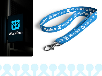 Modern Logo Design for WorxTech brand identity branding corporatebranding fintech logo logodesign minimaldesign techbrand techlogo technology w w letter