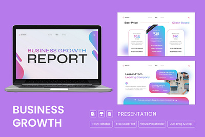 Business Growth Report Presentation development ppt presentation