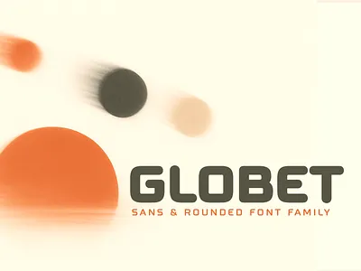 Globet Rounded Fonts alternates arrows bitcoin branding design display editorial geometric latin extended a open type features packaging posters round rounded sans serif titles typography