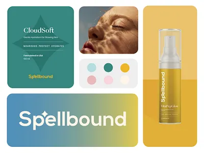 Spellbound 3d branding colors label logo natural packaging pregnancy pregnant skin vegan women