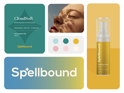 Spellbound 3d branding colors label logo natural packaging pregnancy pregnant skin vegan women