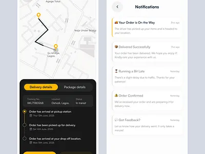 Delivery details page UI clean ui delivery details page figma lagos mobile app nigeria ui design ux design