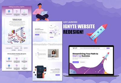 🚀 Just Launched: Ignyte Website Redesign! branddesign branding graphic design landingpage layoutdesign logodesign mockupdesign mordenwebpage posterdesign saas saastemplatedesign social media post design socialmediapostdesign startupdesign startupwebsiedesign webpage webprojects websitedesign websitedesigner webtemplate