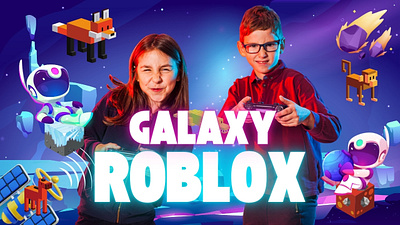ROBLOX 3d animation branding design graphic design illustration logo ui ux vector