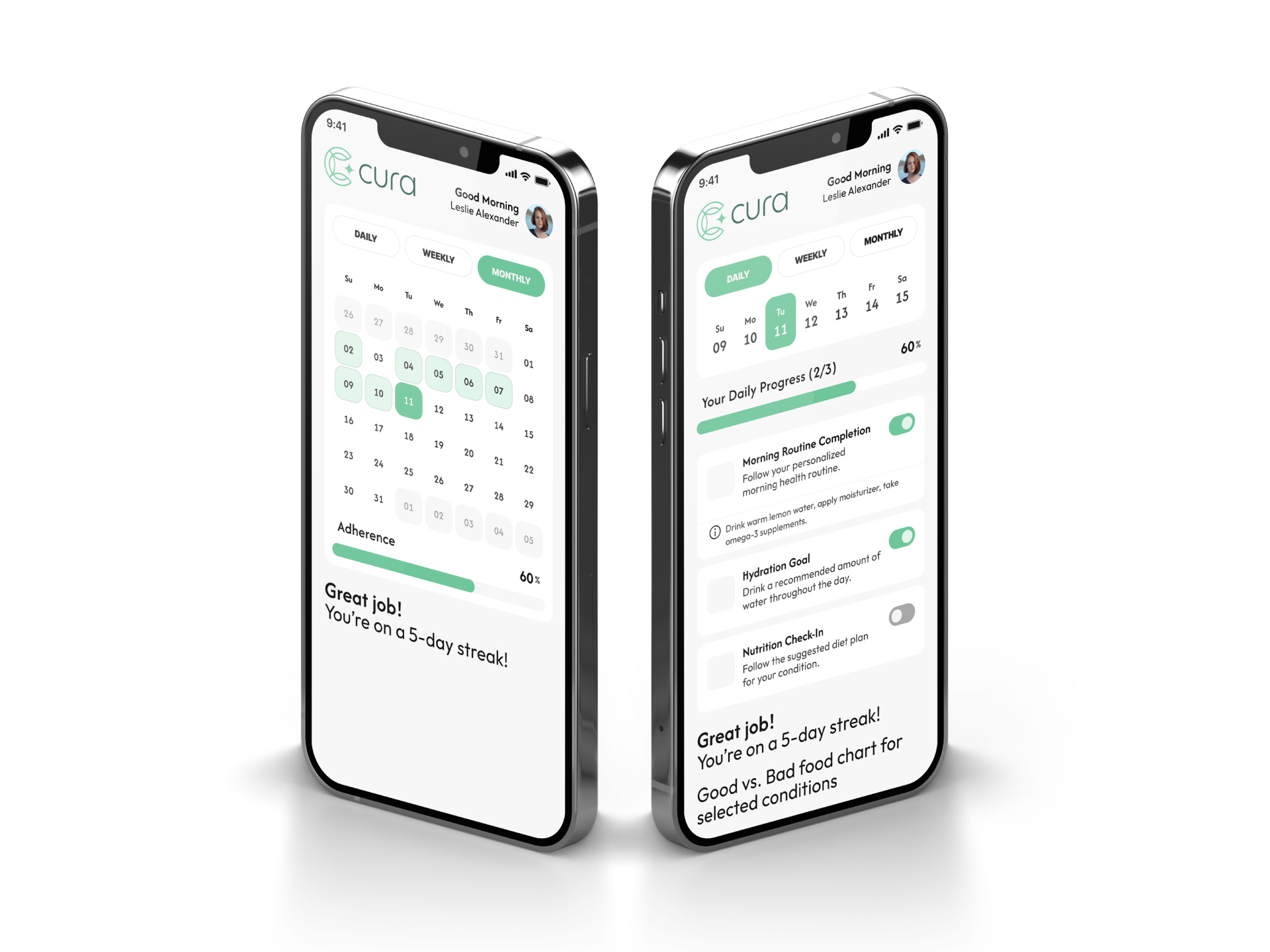 Cura – Natural Health & Skin Support accessibledesign chronicconditioncare chronichealthsupport cleanuihealth curaapp dailywellnessplanner eczemarelief healthtrackingapp holistichealthapp naturalhealingapp skincarejourney symptomtrackerapp wellnessroutineapp