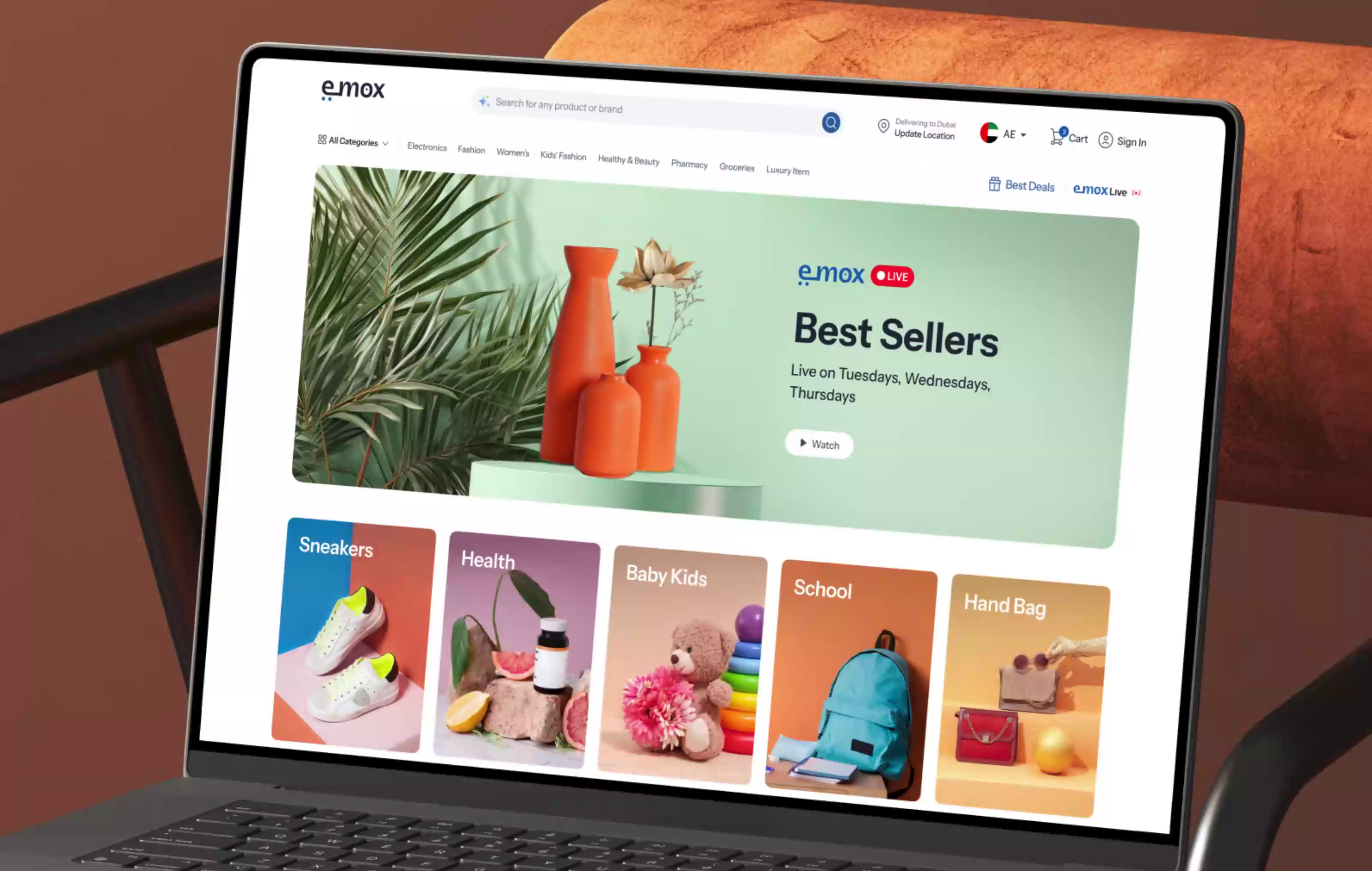 Example of Premium Custom Ecommerce Website Design