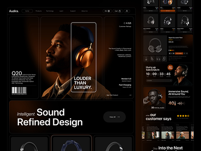 E-commerce Landing Page Design design e commerce website e shop ecommerce website ecommerce website design landing page marketplace minimal music online shop product shop shopify shoping shopping ui ui design ux web design website