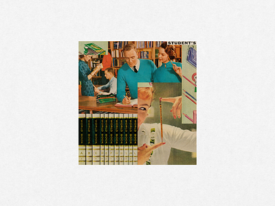 Februllage 2025 - School - Day 3 art collage collage art collage maker collages collagist digital digital collage graphic design illustration shapes textures vintage vintage collage