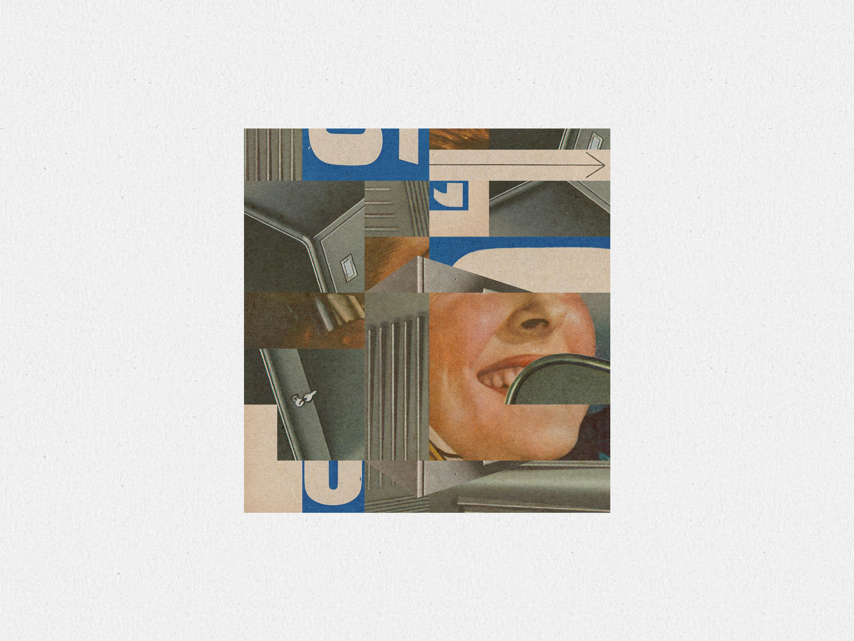 Februllage 2025 - Metal - Day 6 art collage collage art collage maker collages collagist digital digital collage graphic design illustration shapes textures vintage vintage collage