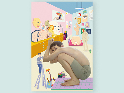 Ron Mueck's Studio art artist artwork book bookillustration creative design designer digital digital art digital illustration digitalart graphic design illustration illustration art illustrator interior korean studio textbook