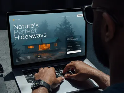 Homepage Travel Booking Design airbnb booking design home page homepage design hotel house booking interface product design property management retreat travel travel website ui ux web design website design website ui