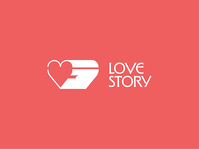 LOVE STORY 2025 book branding design graphic design illustration logo love minimal logo typography vector