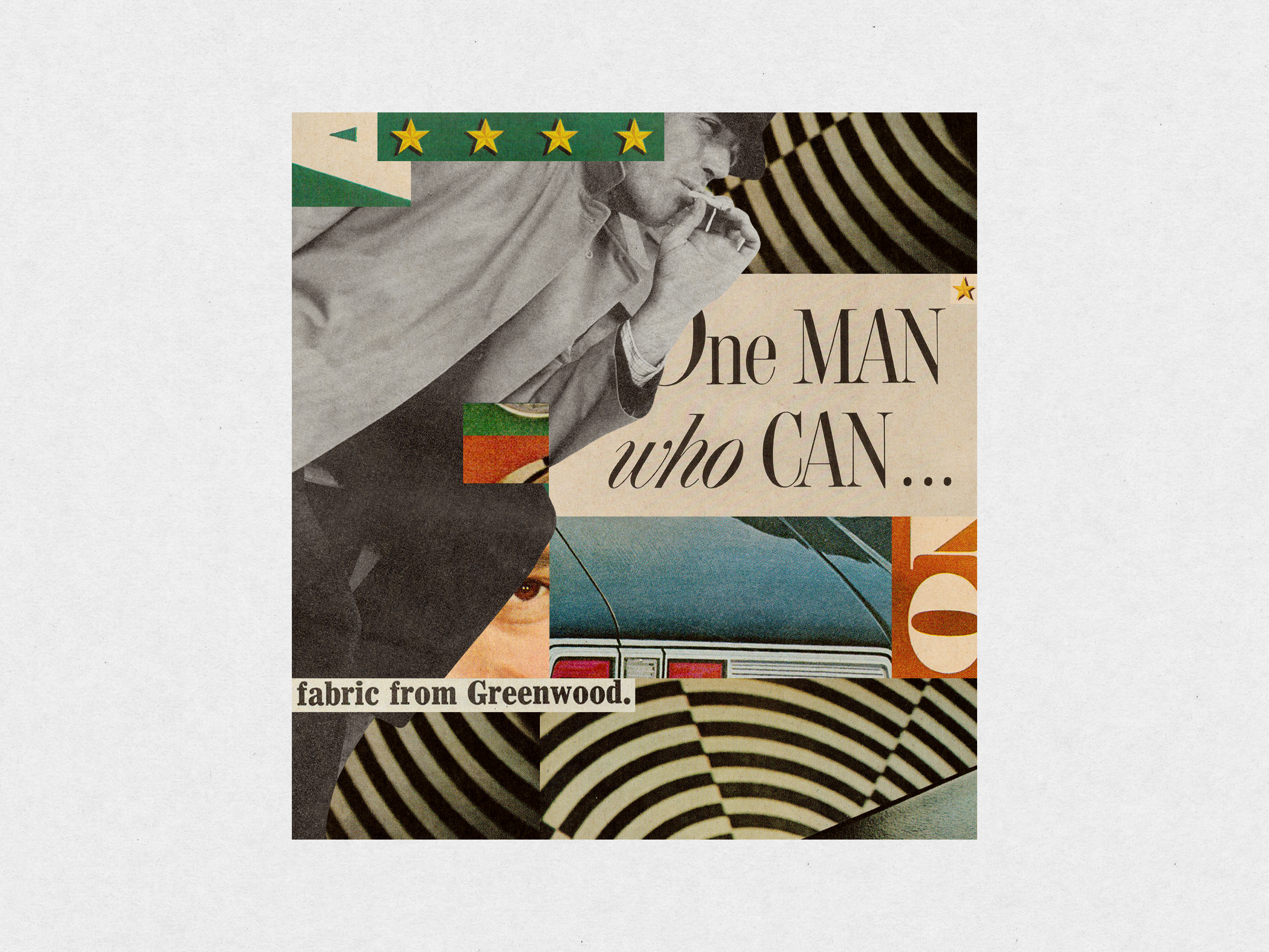 One Man art collage collage art collage maker collages collagist digital digital collage graphic design illustration shapes textures vintage vintage collage