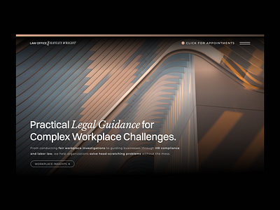 Law Office Website ✦ Hayley Wright abstract daily ui landing page law office lawyer lawyer website design legal modern ui ux web design website