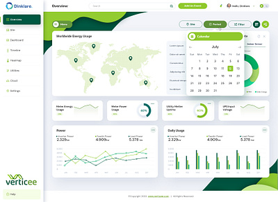 Energy Management Web App - SaaS 3d app branding design graphic design icon illustration motion graphics typography ui ux vector