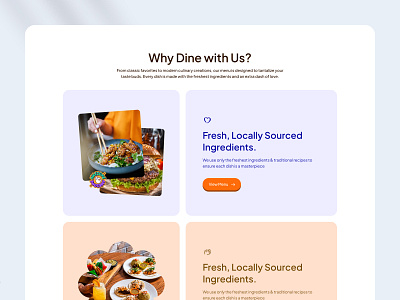 UnifiedUI - About Us Section For Restaurant Web UI about about page about us about us page about us section cuisine dinner eating food web ui restaurant section ui unifiedui ux web web design
