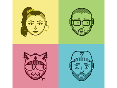 Pixel Avatars avatar dude illustration pixel pixelart