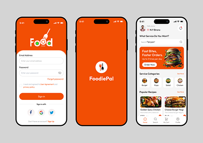 Food Mobile App application burger creative delivery app discover food food delivery foodie mobile app mobile app design mpbile popular restarant mobile app restarunt ui ux