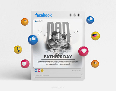 👨‍👦 Honoring the Unsung Heroes — Happy Father’s Day adobe illustrator adobe photoshop advertising branding design fathers day fathers day 2025 graphic design graphic designer happy fathers day illustration lamia akter ui