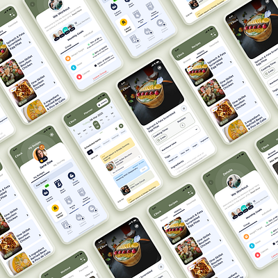 Nutri - The Health & Wellness Tracker Case Study ai app design badges case study fitness gamification grocery list health lifestyle nutrition planner recipe schedule time track ui user experience wellness workout