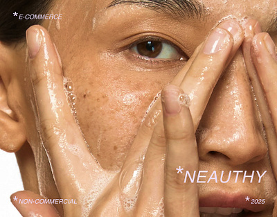E-commerce Project / Neauthy Skincare beauty cosmetics e commerce figma uiux web design website concept