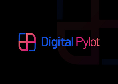 🚀 Digital Pilot – Logo Redesign animation brandidentity branding creativedirection digitalagency graphic design logodesign minimaldesign motion graphics motiondesign ui