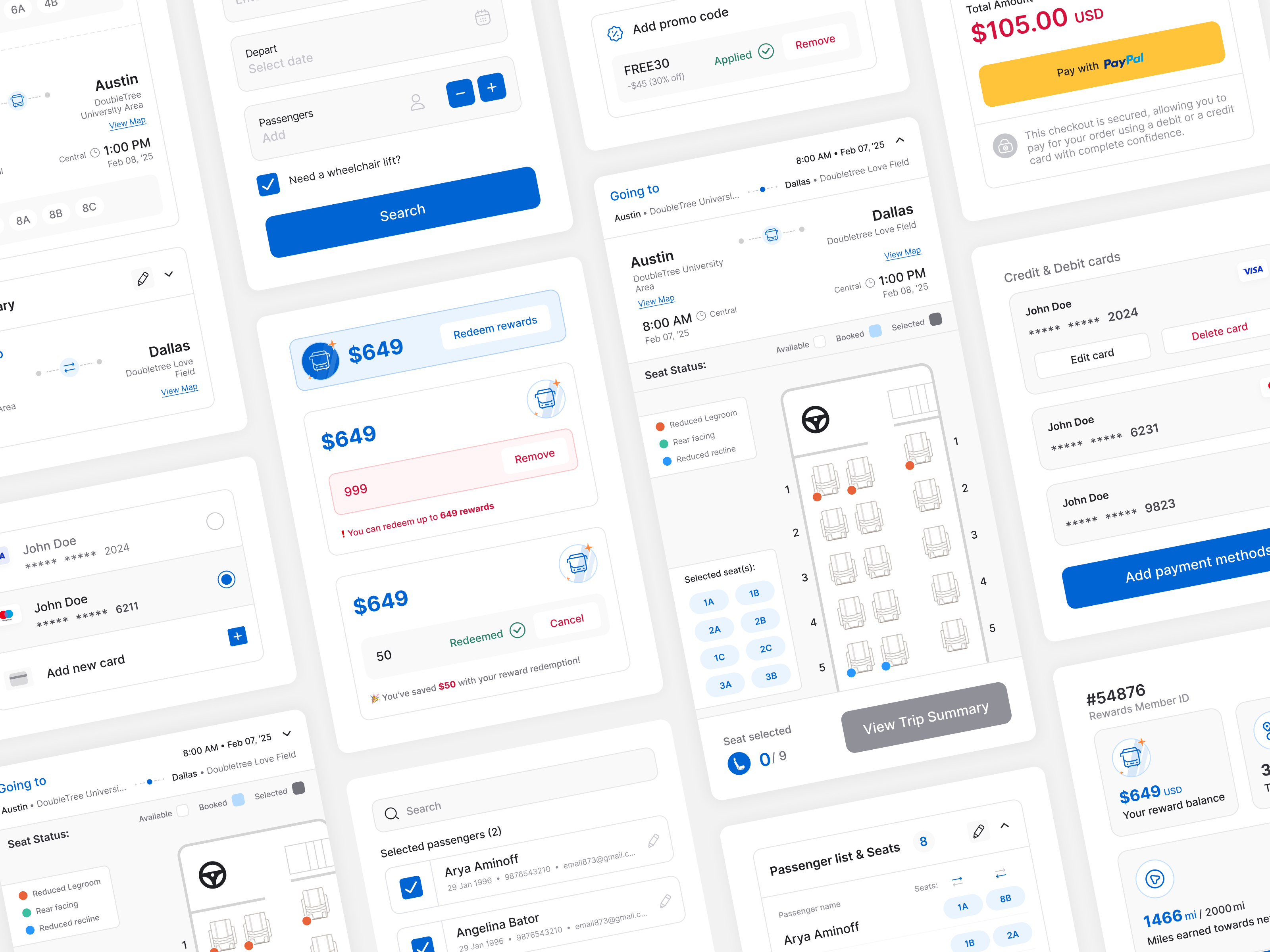 Bus Booking App appdesign bookingapp busbookingapp designinspiration mobile ui mobileapp mobileappdesign productdesign transportappui travelapp uidesign userinterface uxdesign