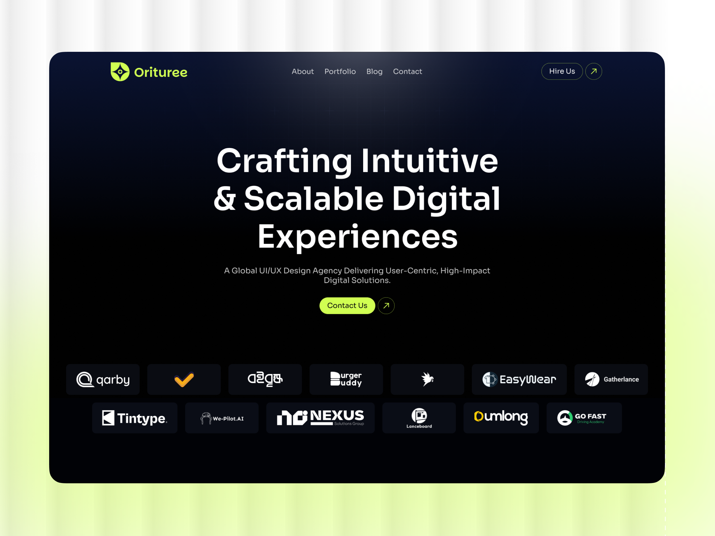 The Hero's Journey: Minimalist Structure to Branded Energy design hero landing page ui user interface ux web design