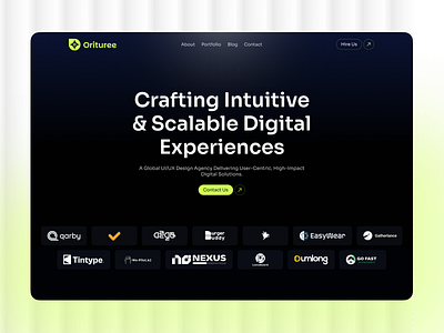 The Hero's Journey: Minimalist Structure to Branded Energy design hero landing page ui user interface ux web design