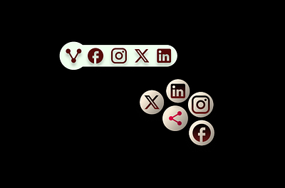 Day 10 of 100: Social Share animation branding dailyui design graphic design icon motion graphics social media ui