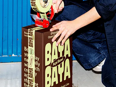 BAYA BAYA | Açai Bowl | Branding acai bold design bold style brand design brand identity branding branding inspiration cafe design food food design graphic design identity inspiration inspo logo restaurant