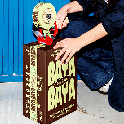 BAYA BAYA | Açai Bowl | Branding acai bold design bold style brand design brand identity branding branding inspiration cafe design food food design graphic design identity inspiration inspo logo restaurant