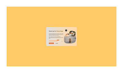 #DailyUI aesthetic crowdfunding design dogs illustration ui vector
