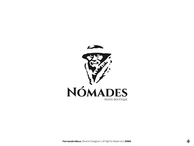 Hotel Nómades Logo [Rebranding] brand branding chile graphic design hotel illustration logo logofolio patagonia tour tourism vector