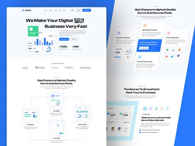 Zaiaas - SaaS Landing Page design design inspiration figma design illustration landing page minimal design saas template saas website saas website design template design ui ui design uiux for saas ux ui design web design webflow webflow saas template webflow template website concept