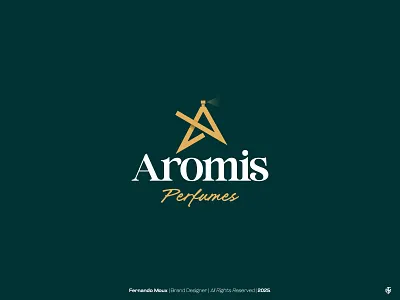Aromis Logo brand branding graphic design illustration logo logofolio monogram perfume vector