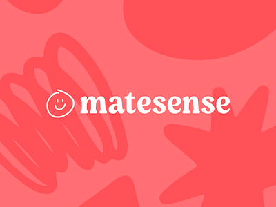 Branding for Matesense Identity brand personality branding emotional design feel good branding friendly branding friendly typography happy branding human centered brand inclusive design joy expression logo design logotype branding matesense matesense identity modern identity playful identity soft shapes visual positivity youth identity