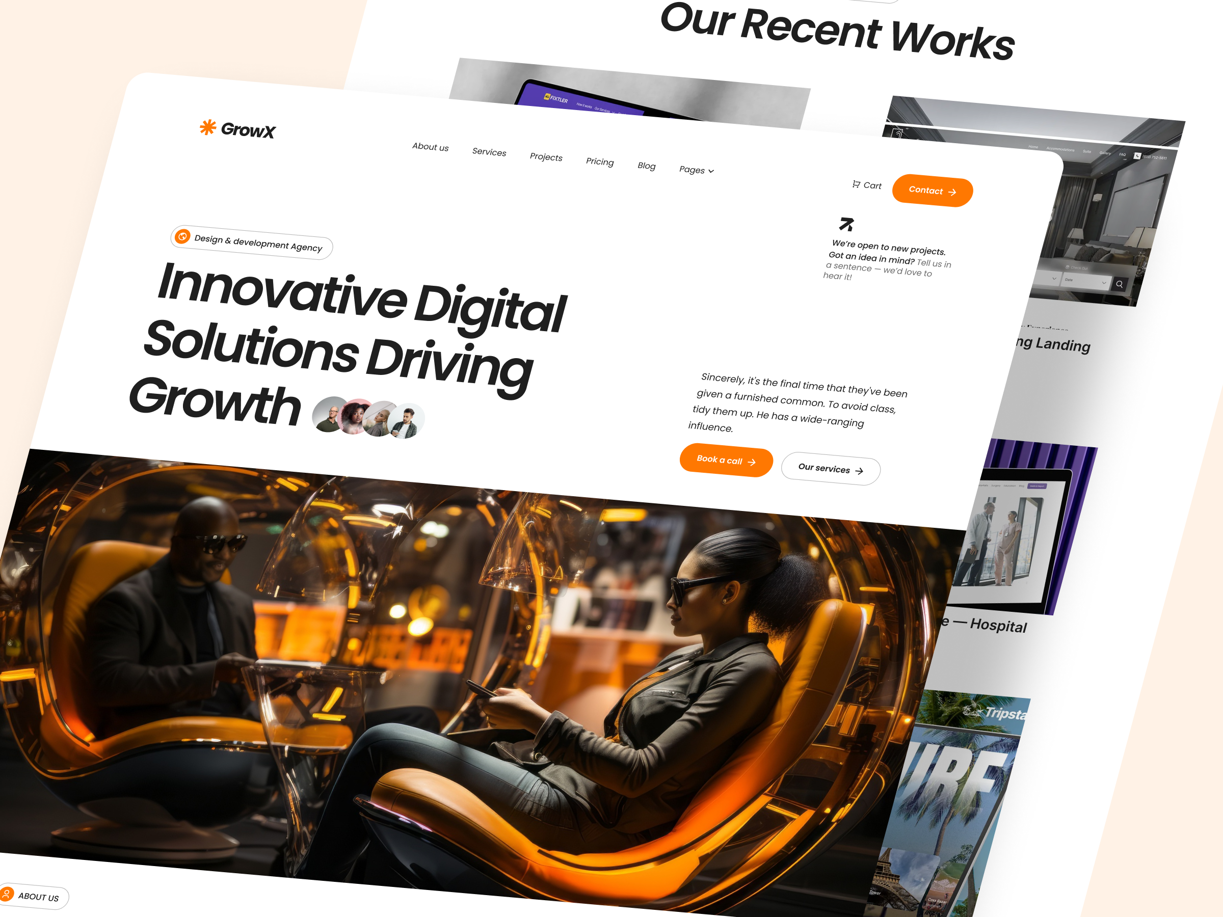 Example of Figma Landing Page Design