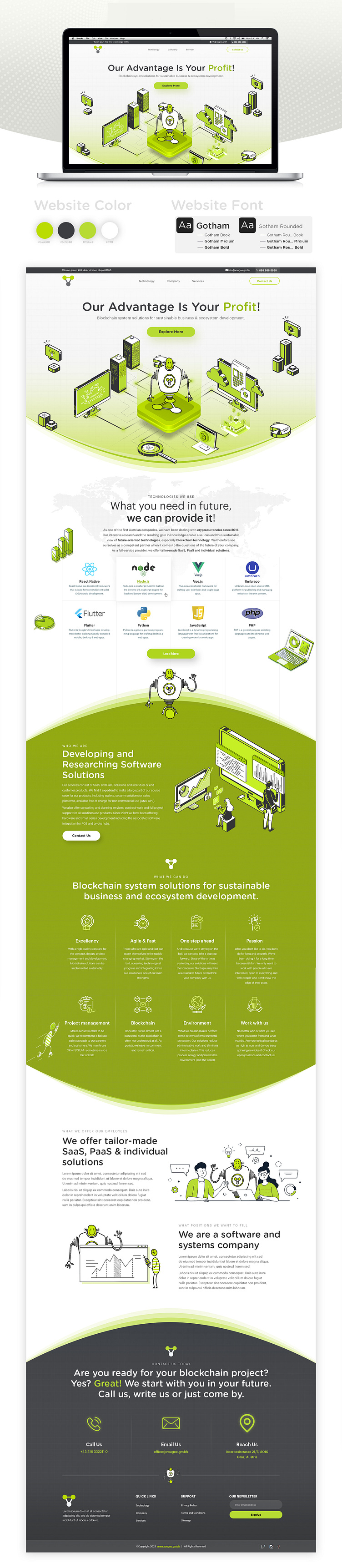 VouGee GmbH - Blockchain & Crypto Company by Kashish Nuri on Dribbble