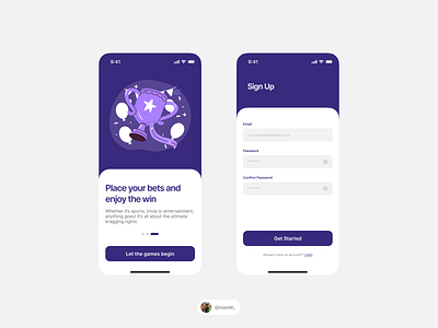 Onboarding screens design illustration ui ux