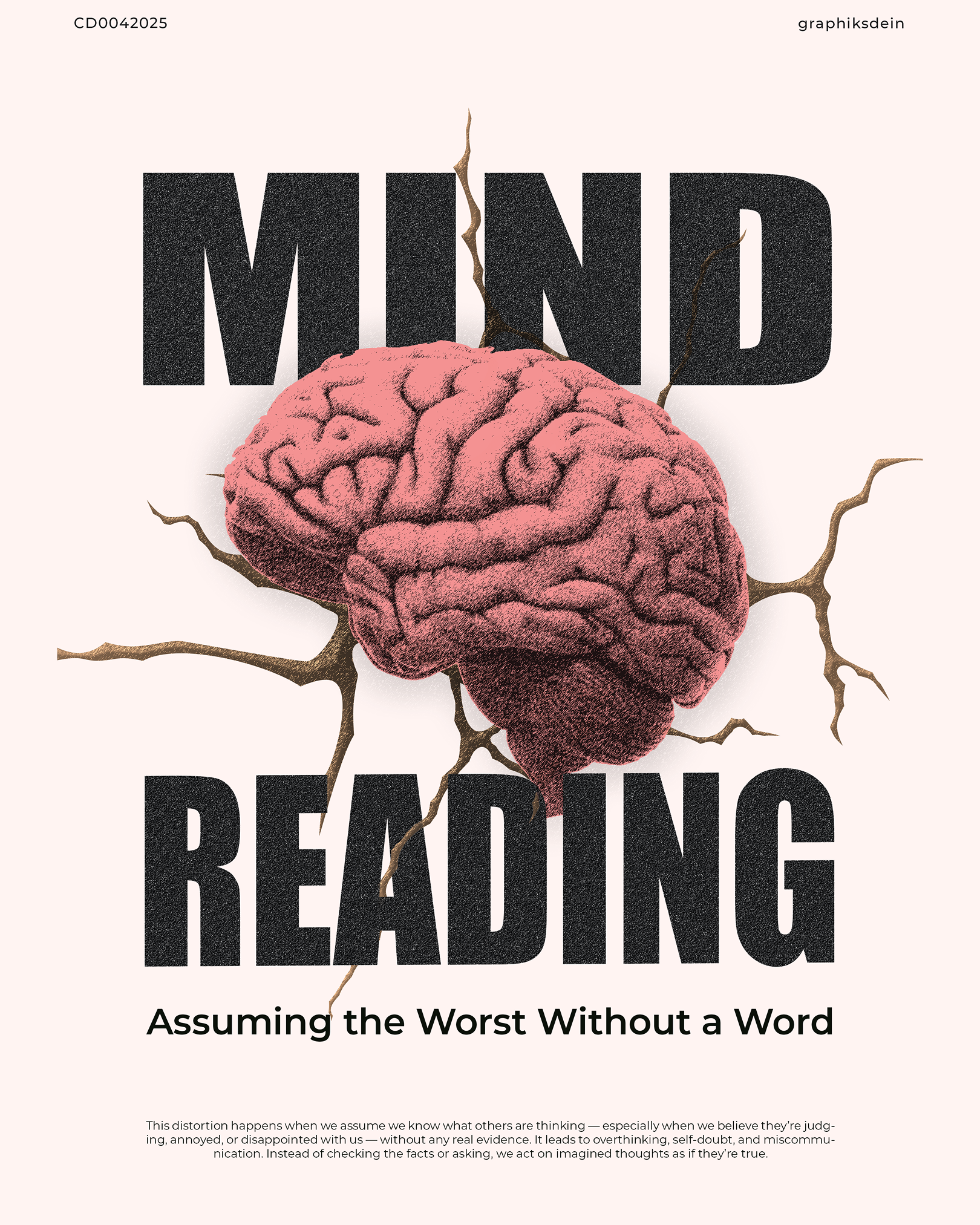 Mind Reading Psychology Poster freelance designer graphiksdeign indian designer minimal poster design poster designer print poster psychology typography poster us designs