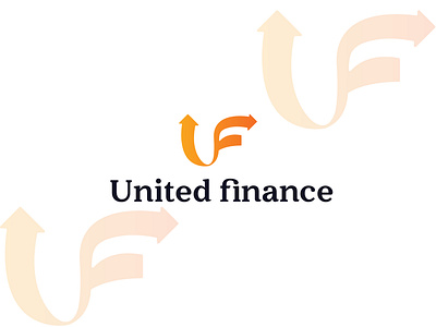 United Finance company Logo elegant logo logo design timeless logo design visual communication