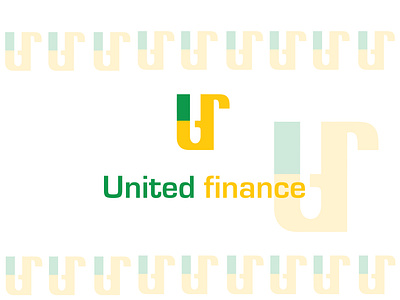 United Finance minimalistic Logo digital branding elegant logo graphic design logo design timeless logo design