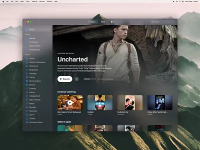 Apple TV Concept app apple ui