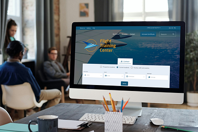 AZAL Flight Training Center – Homepage Redesign